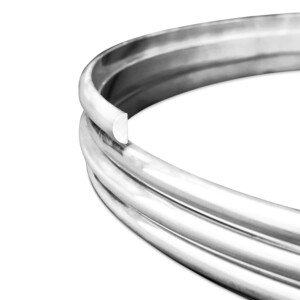 Sterling Silver D-Shape Wire