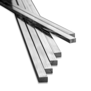 Britannia Silver Rectangular Rod 10mm x 6mm