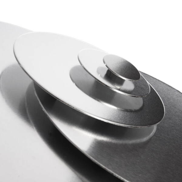 Sterling Silver Mirror Disc Thickness 0.80mm