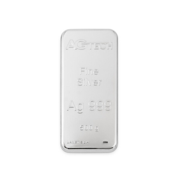500g Silver Investment Bar